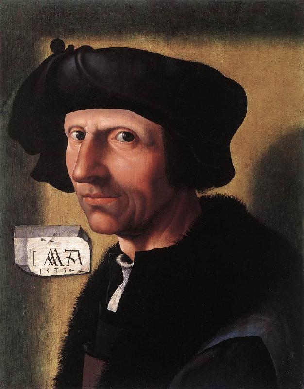 CORNELISZ VAN OOSTSANEN, Jacob Self-Portrait dfgd oil painting picture